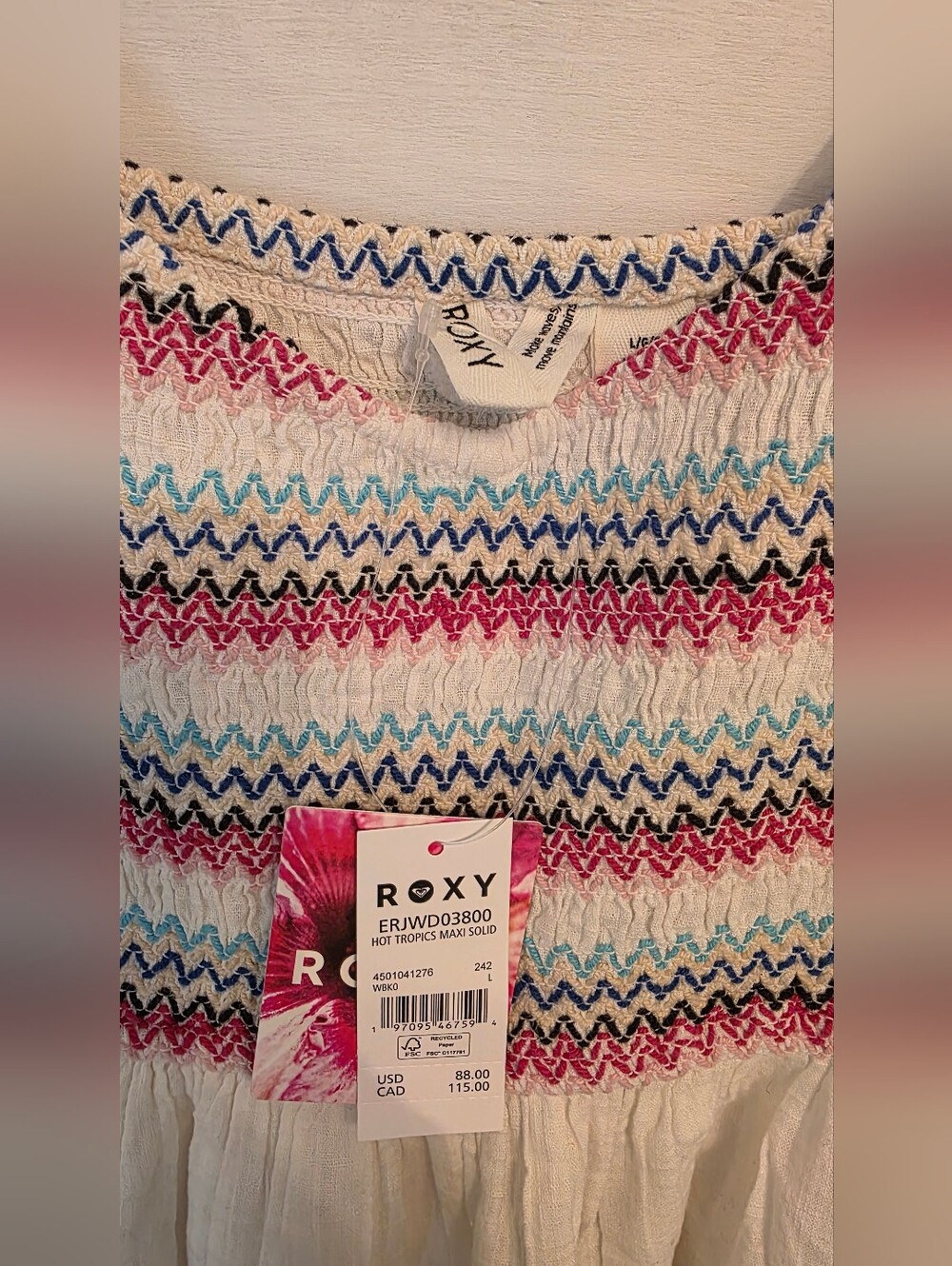 NWT ROXY Maxi Dress - Picture 4 of 7